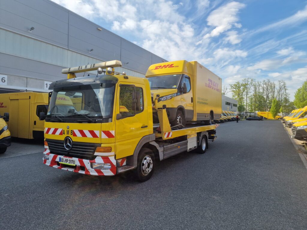 Schnelle Hilfe für Lieferwagen